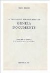 Geniza Documents: A Tentative Bibliography